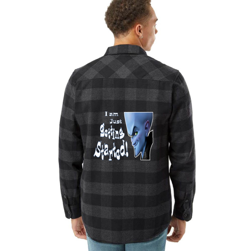 Megamind Smart Quotes Just Getting Started Flannel Shirt | Artistshot