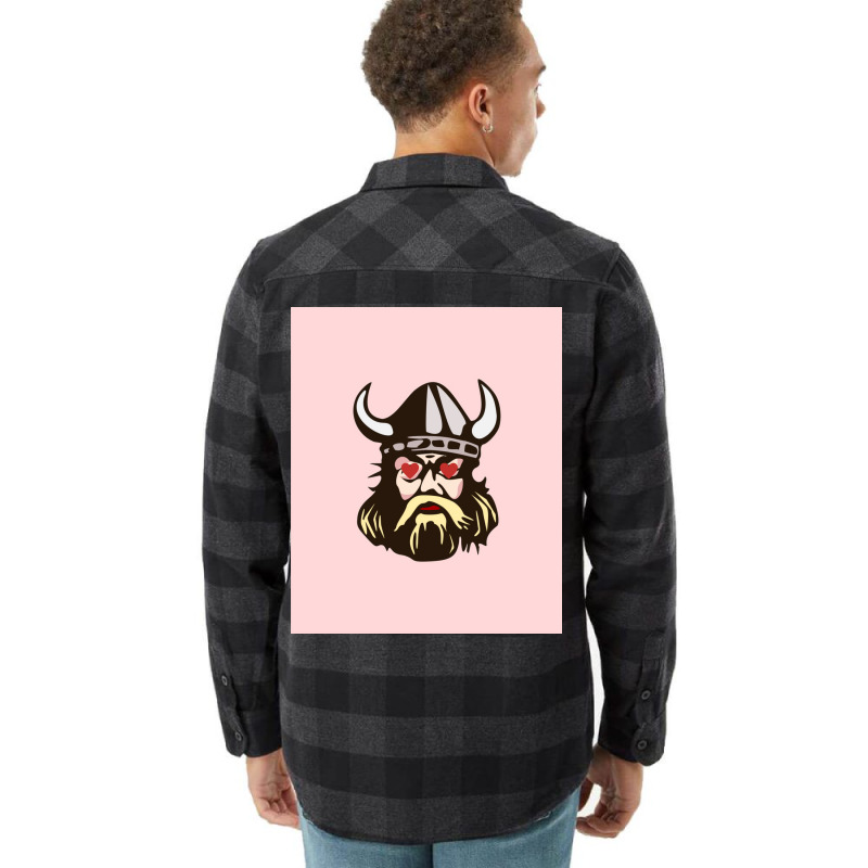 Viking Valentines Love Eyes  Humor Flannel Shirt | Artistshot