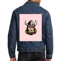 Viking Valentines Love Eyes  Humor Men Denim Jacket | Artistshot