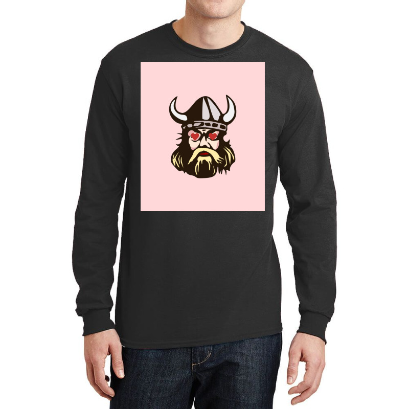 Viking Valentines Love Eyes  Humor Long Sleeve Shirts | Artistshot