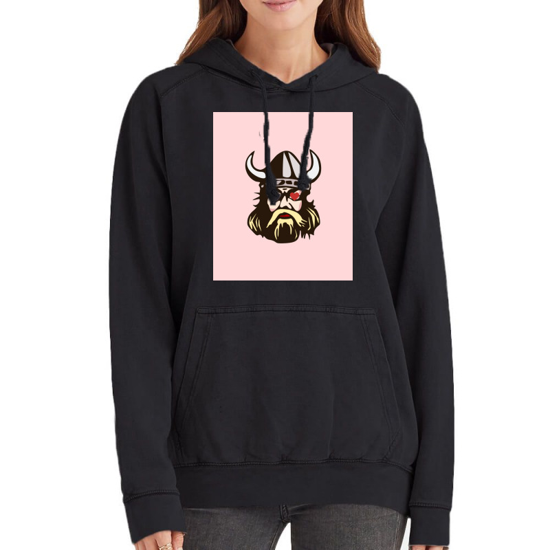 Viking Valentines Love Eyes  Humor Vintage Hoodie | Artistshot