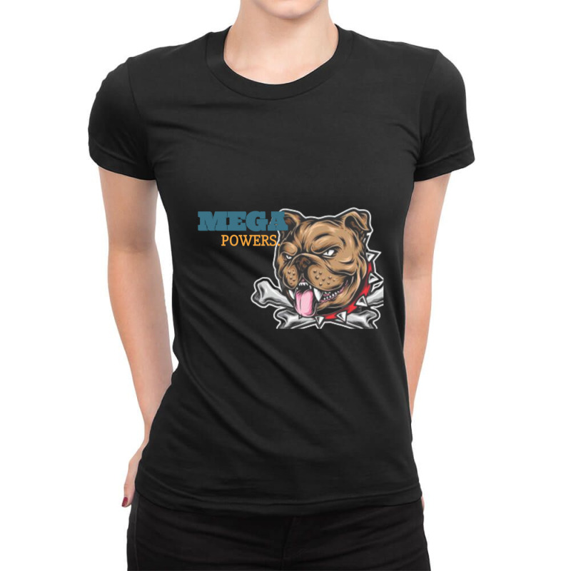 Overly Macho Memes Mega Powers Ladies Fitted T-Shirt by hapkeluciik | Artistshot