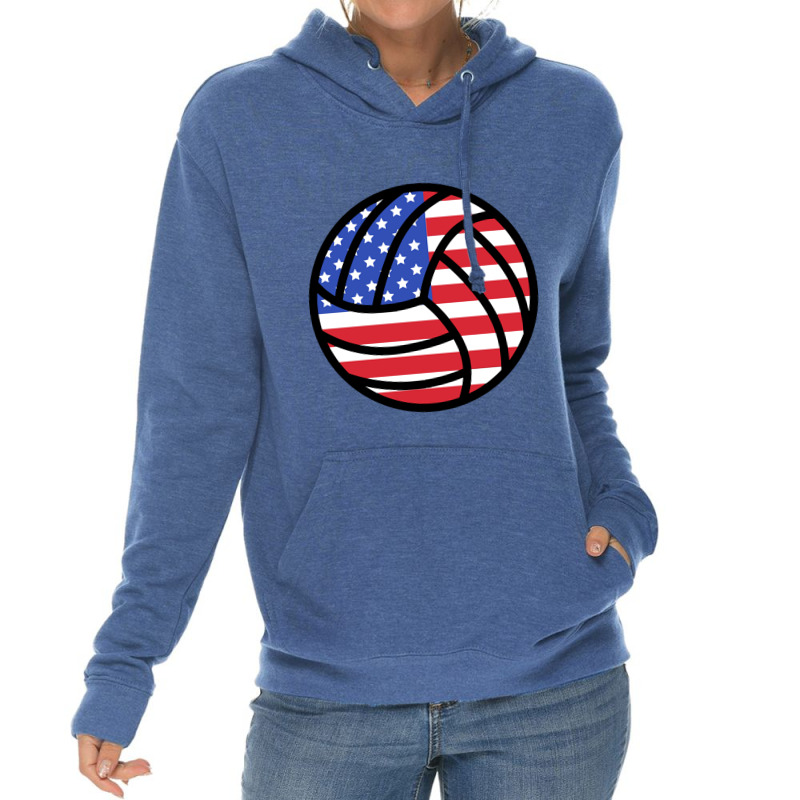 American Volleyball Lightweight Hoodie | Artistshot