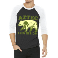 Aztec New Mexico Mountain View 3/4 Sleeve Shirt | Artistshot