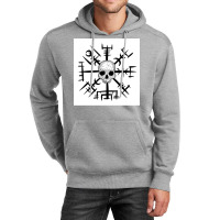 Viking Vegvisirsketch  Yellow Nature Unisex Hoodie | Artistshot