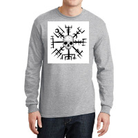 Viking Vegvisirsketch  Yellow Nature Long Sleeve Shirts | Artistshot