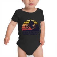 Arkansas Mountain Biking Baby Bodysuit | Artistshot