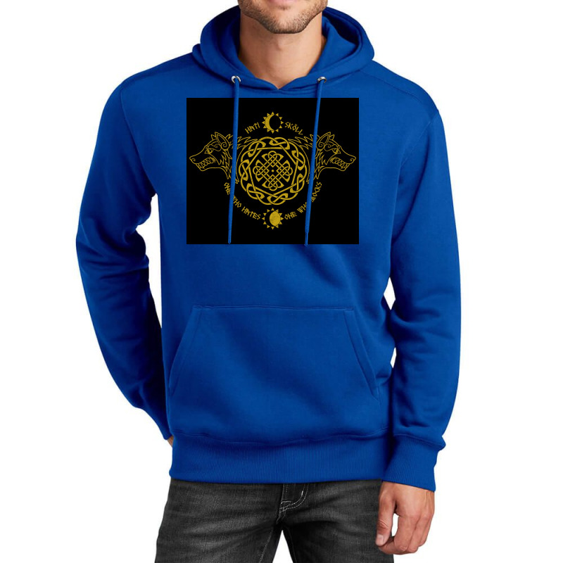 Viking Wolves Skoll And Hati  Girl Unisex Hoodie | Artistshot