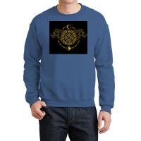 Viking Wolves Skoll And Hati  Girl Crewneck Sweatshirt | Artistshot