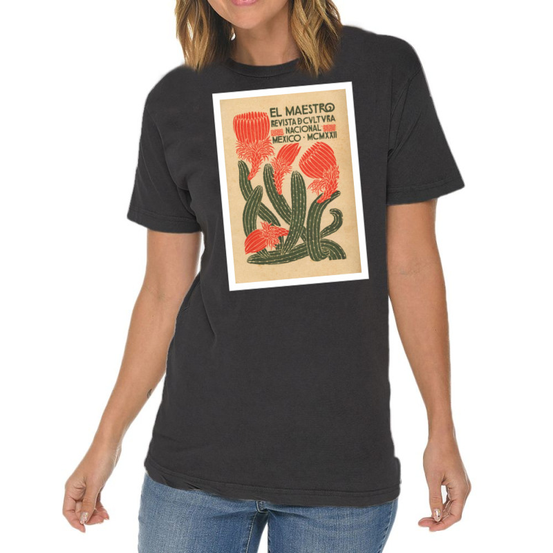 El Maestro Cactus Poster Vintage T-shirt | Artistshot