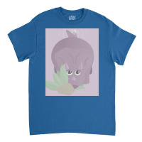 Fat Triceratops Trying To Hide Poster Gift Classic T-shirt | Artistshot