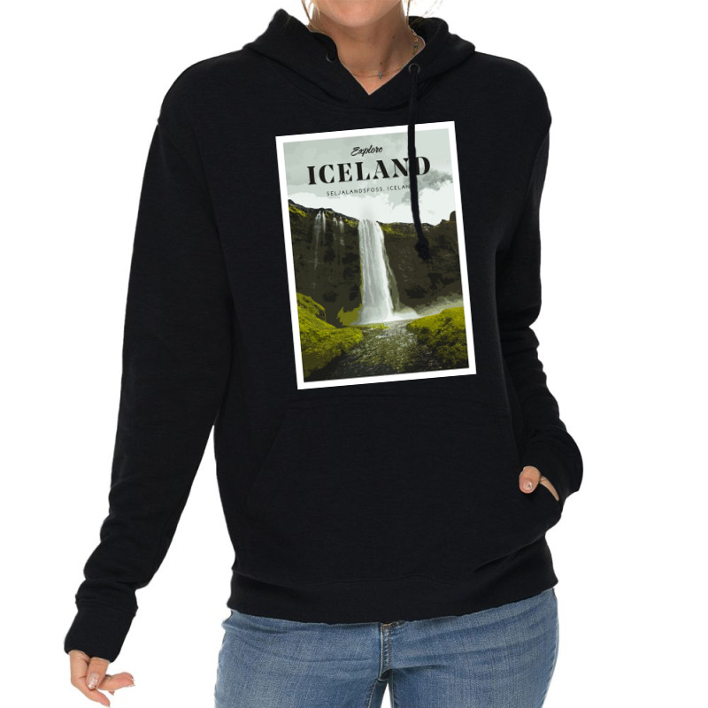 Visit Iceland  Boy Cool Lightweight Hoodie | Artistshot