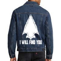 Arrowhead Tip Hunting School Arrowhead Collector-ejkjh Men Denim Jacket | Artistshot