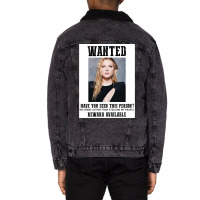 Wanted Katheryn Winnick  Retro Girl Unisex Sherpa-lined Denim Jacket | Artistshot