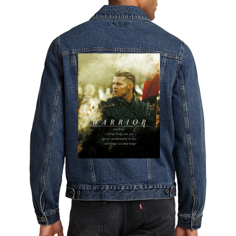 Warrior Watch Me  Nostalgia Girl 80s Men Denim Jacket | Artistshot