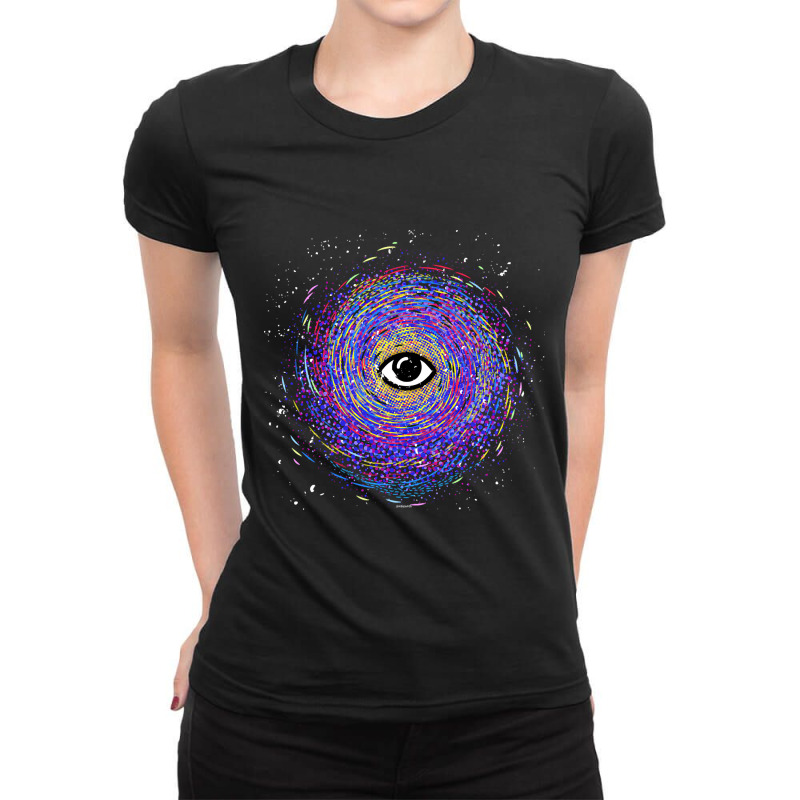 Flow Fields Sprial Ladies Fitted T-Shirt by joanmouse000 | Artistshot