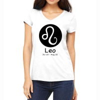 Leo Horoscope Women's V-neck T-shirt | Artistshot