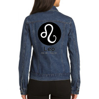 Leo Horoscope Ladies Denim Jacket | Artistshot