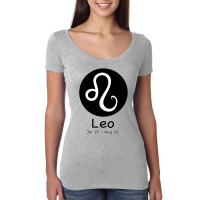 Leo Horoscope Women's Triblend Scoop T-shirt | Artistshot