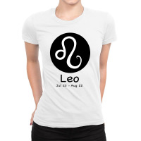 Leo Horoscope Ladies Fitted T-shirt | Artistshot