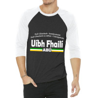 Offaly Gaelic - Irish Language Sports Design 3/4 Sleeve Shirt | Artistshot