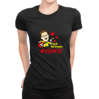 Official Jack Hartmann Rocks Short Sleeve Gift Halloween Day Ladies Fitted T-shirt | Artistshot