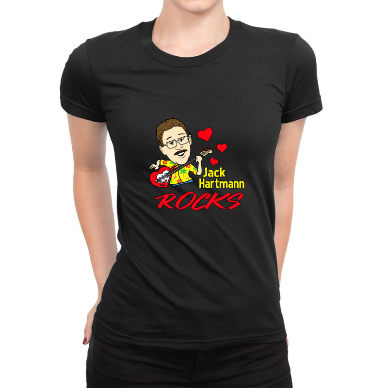 Official Jack Hartmann Rocks Short Sleeve Gift Halloween Day Ladies Fitted T-Shirt by BlondinaKovacevic | Artistshot