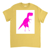 Funny Pink T Rex Poster Red Classic T-shirt | Artistshot