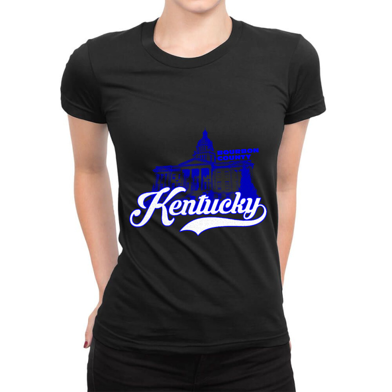 Bourbon County Kentucky Ladies Fitted T-Shirt by dentistdamaging500 | Artistshot