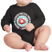 Lpn Licensed Practical Nurse Appreciation Long Sleeve Baby Bodysuit | Artistshot