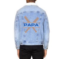 Baseball Papa Unisex Sherpa-lined Denim Jacket | Artistshot