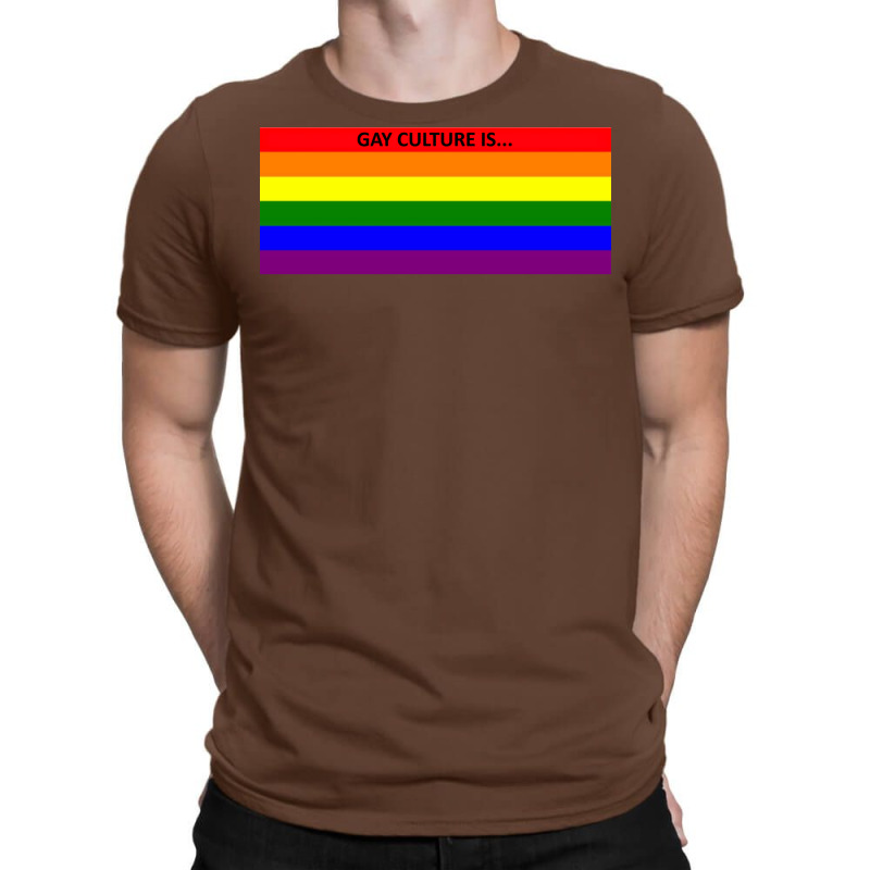 Gay Culture Is Poster Vintage T-shirt | Artistshot