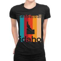 Caldwell Idaho Retro Ladies Fitted T-shirt | Artistshot