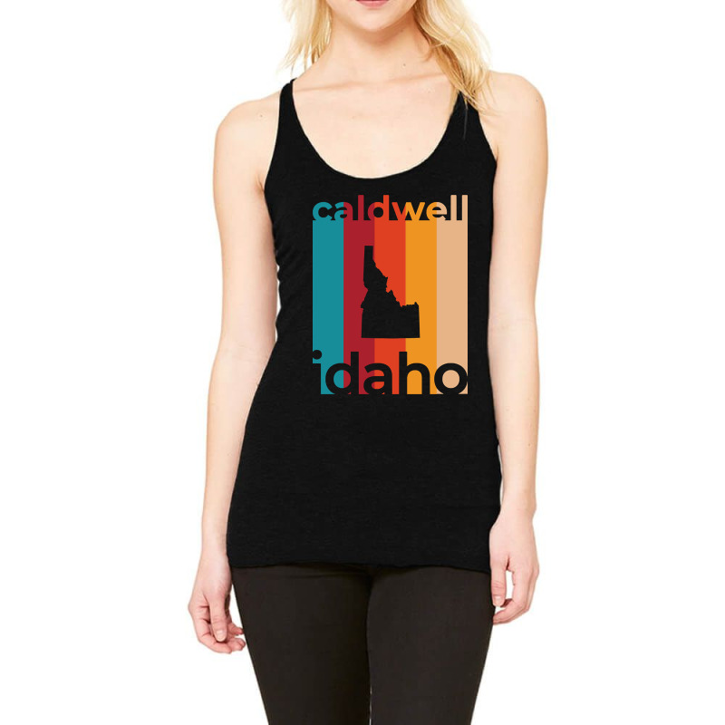 Caldwell Idaho Retro Racerback Tank by nuanceteams169 | Artistshot