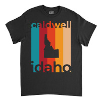 Caldwell Idaho Retro Classic T-shirt | Artistshot