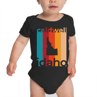 Caldwell Idaho Retro Baby Bodysuit | Artistshot