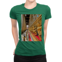 Grand Palace Bangkok Poster Vintage Ladies Fitted T-shirt | Artistshot