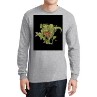 Green Trex Tyrannosaurus Dinosaur Poster Summer Long Sleeve Shirts | Artistshot