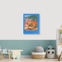 Hadrosaurus Poster Stars Portrait Canvas Print | Artistshot