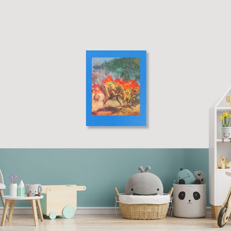 Hadrosaurus Poster Stars Portrait Canvas Print | Artistshot