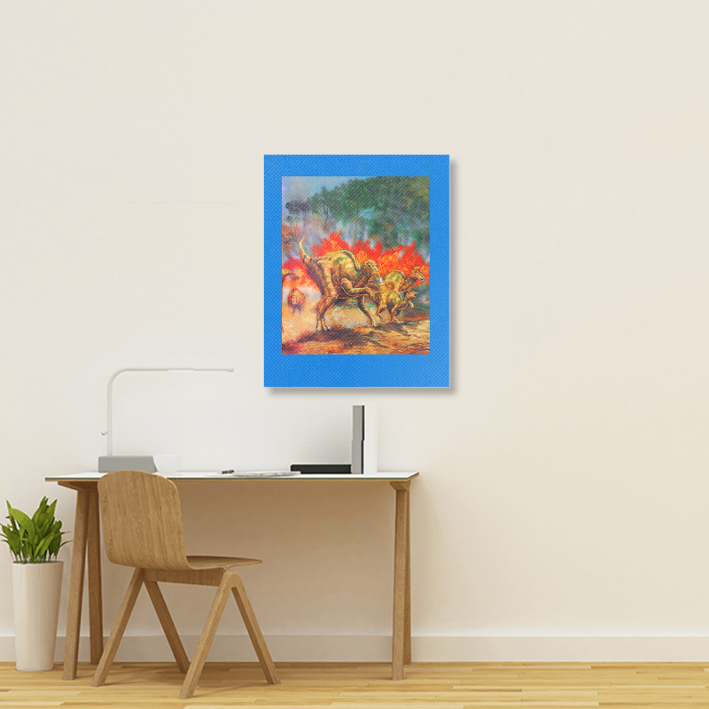 Hadrosaurus Poster Stars Portrait Canvas Print | Artistshot