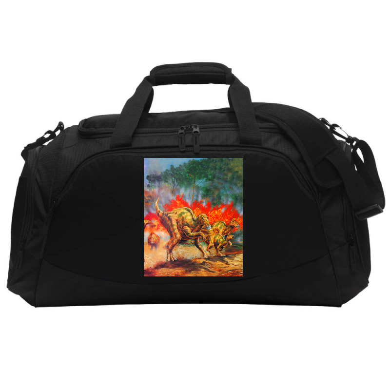 Hadrosaurus Poster Stars Active Duffel | Artistshot