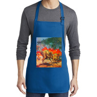 Hadrosaurus Poster Stars Medium-length Apron | Artistshot