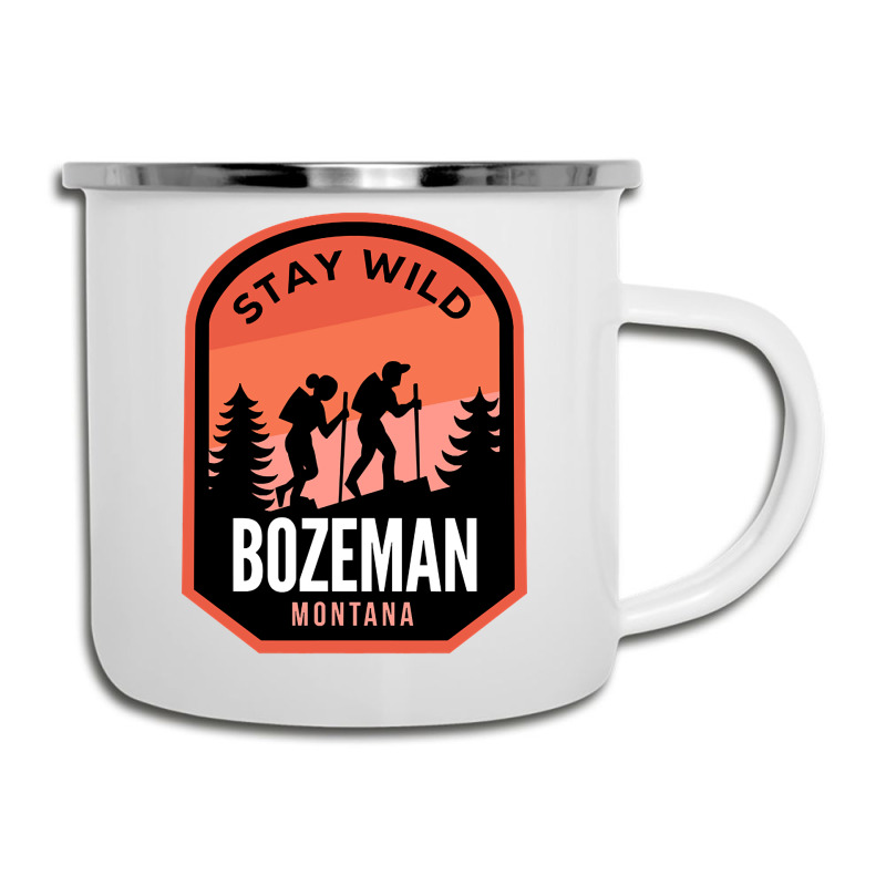 Bozeman Montana Hiking In Nature Camper Cup | Artistshot