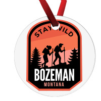 Bozeman Montana Hiking In Nature Ornament | Artistshot