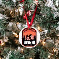 Bozeman Montana Hiking In Nature Ornament | Artistshot