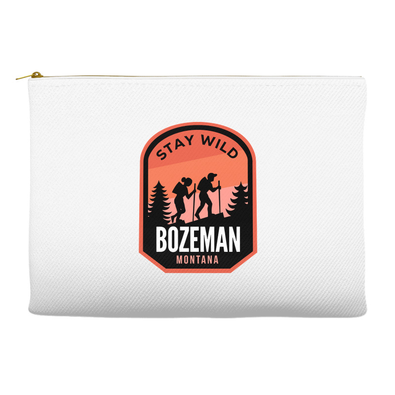 Bozeman Montana Hiking In Nature Accessory Pouches | Artistshot