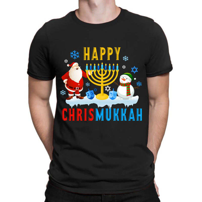 Happy Chrismukkah Merry Christmas Happy Hanukkah T-shirt | Artistshot