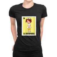 Womens Nurse Hero Lottery Gift - Mexican Lottery La Enfermera V-neck Ladies Fitted T-shirt | Artistshot