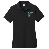 The Sordid Topic Of Coin Ladies Polo Shirt | Artistshot